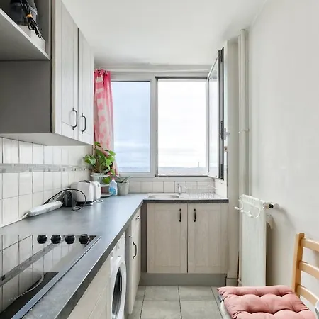 Διαμέρισμα 1br Flat View On Eiffel Tower And Sacre-coeur Παρίσι