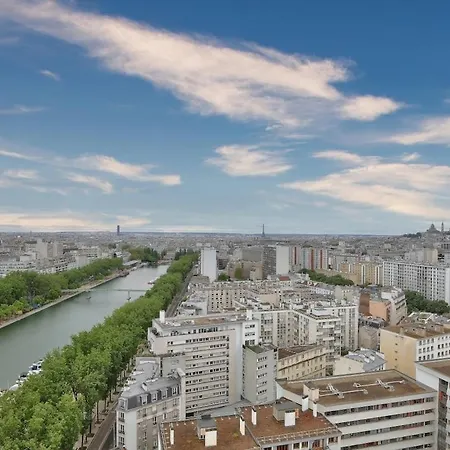 1br Flat View On Eiffel Tower And Sacre-coeur Διαμέρισμα
