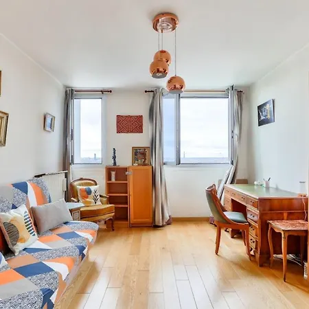 Apartmán 1br Flat View On Eiffel Tower And Sacre-coeur *