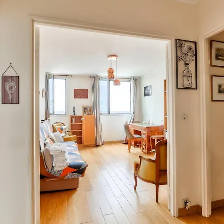 1br Flat View On Eiffel Tower And Sacre-coeur 아파트