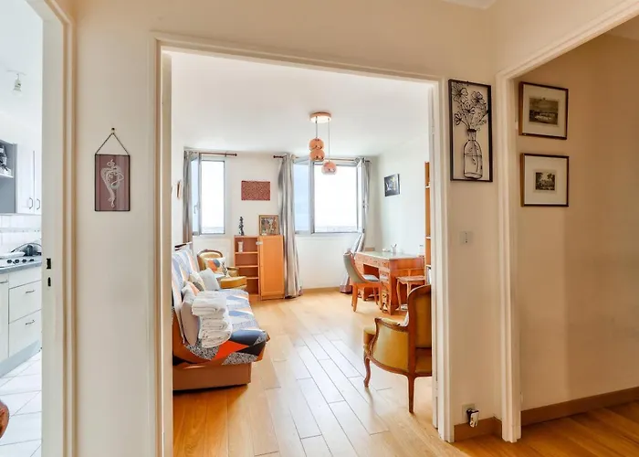 1br Flat View On Eiffel Tower And Sacre-coeur 아파트